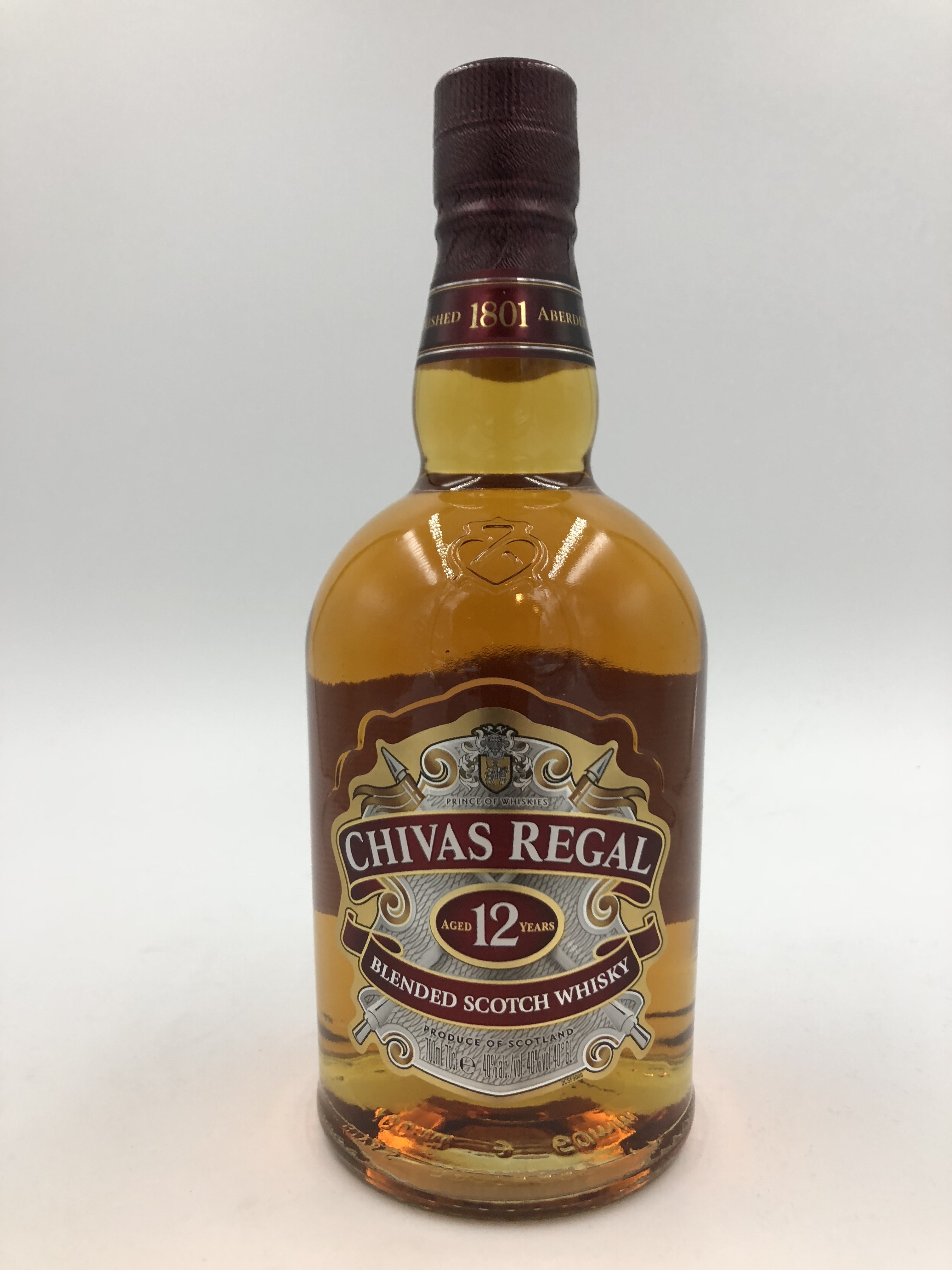 Chivas Regal 12 ans Scotch Blended, Fiche produit